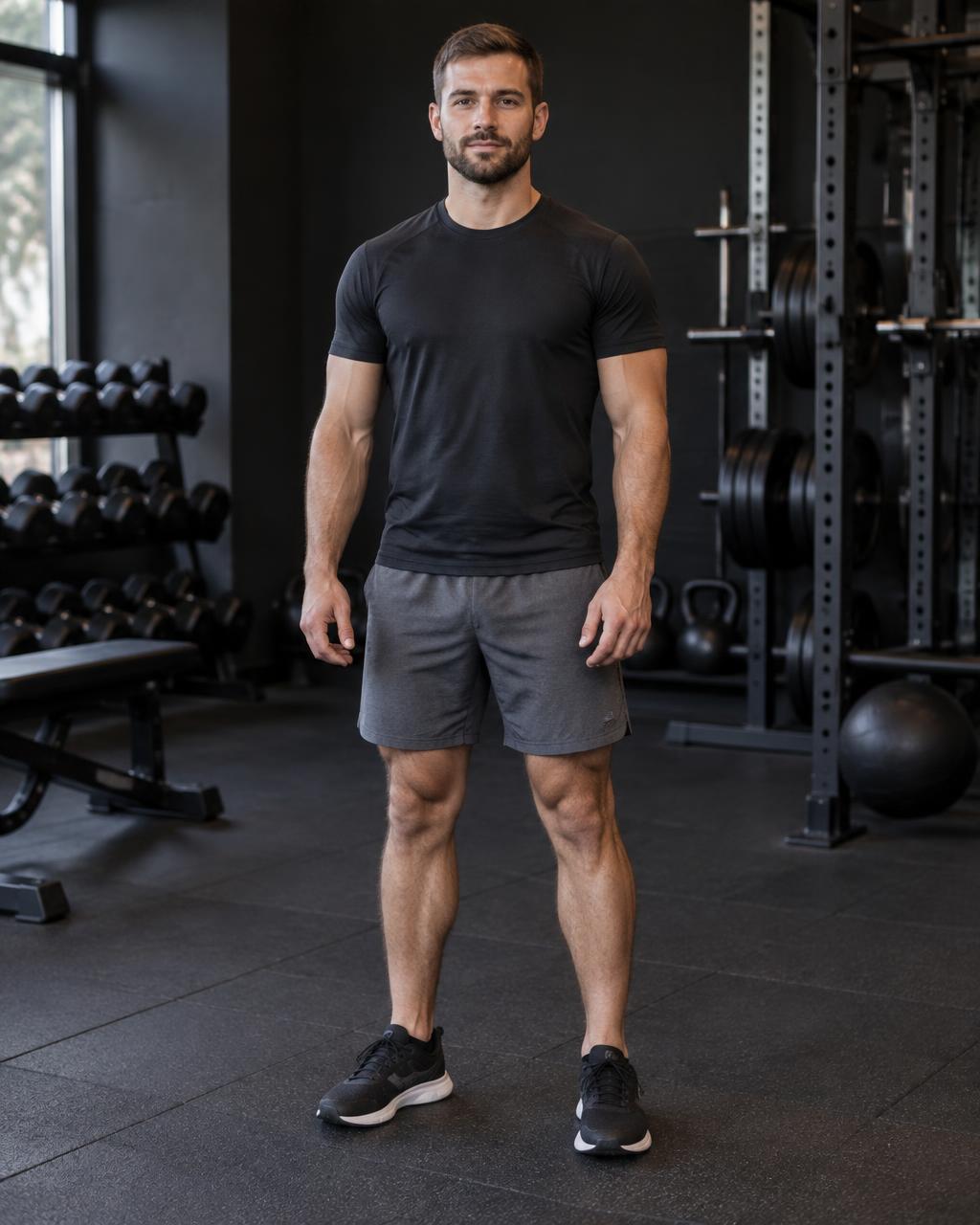 Sample member before a 12 week transformation